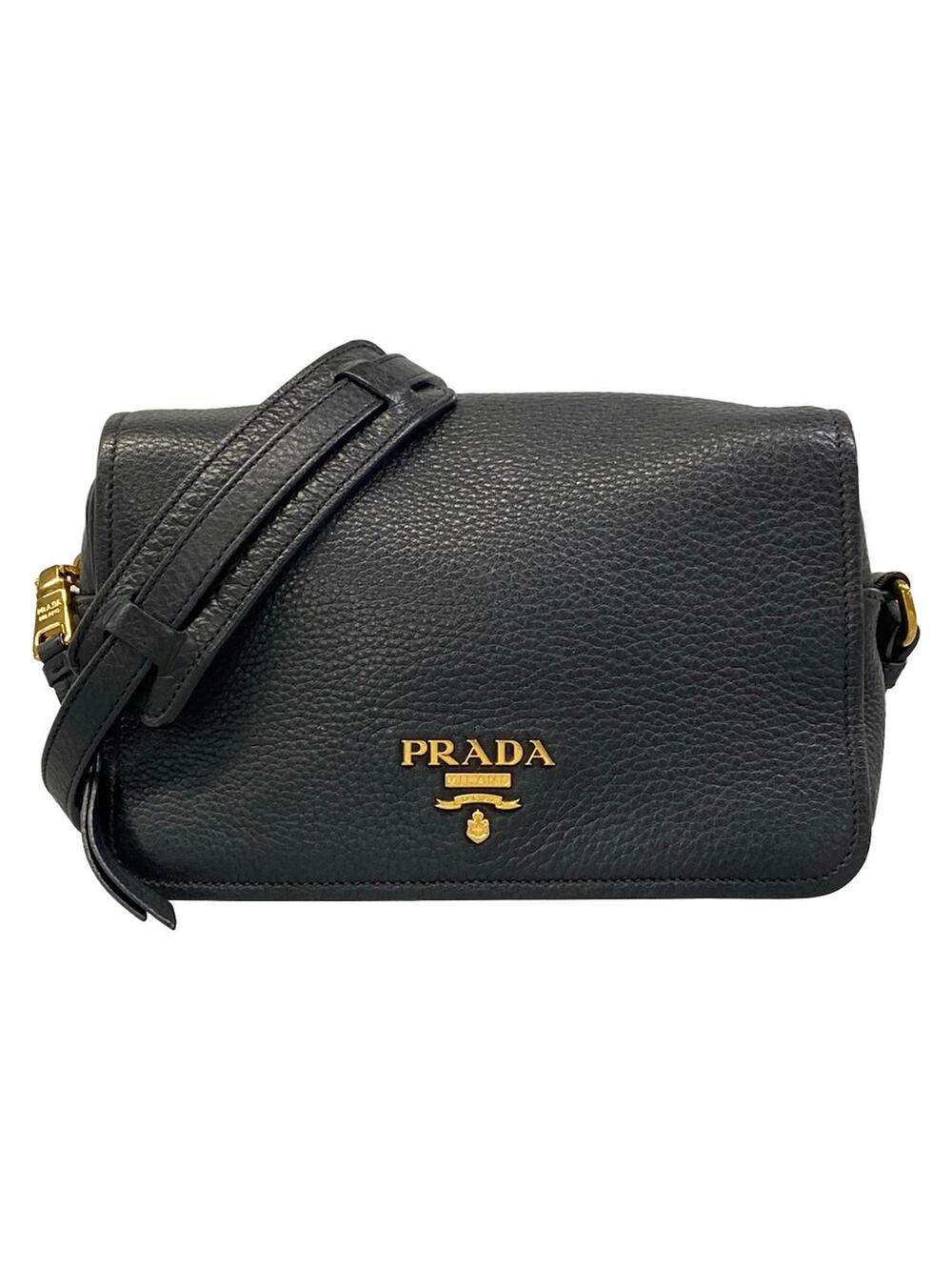 Prada Vitello Phoenix Black Leather #339838P13B